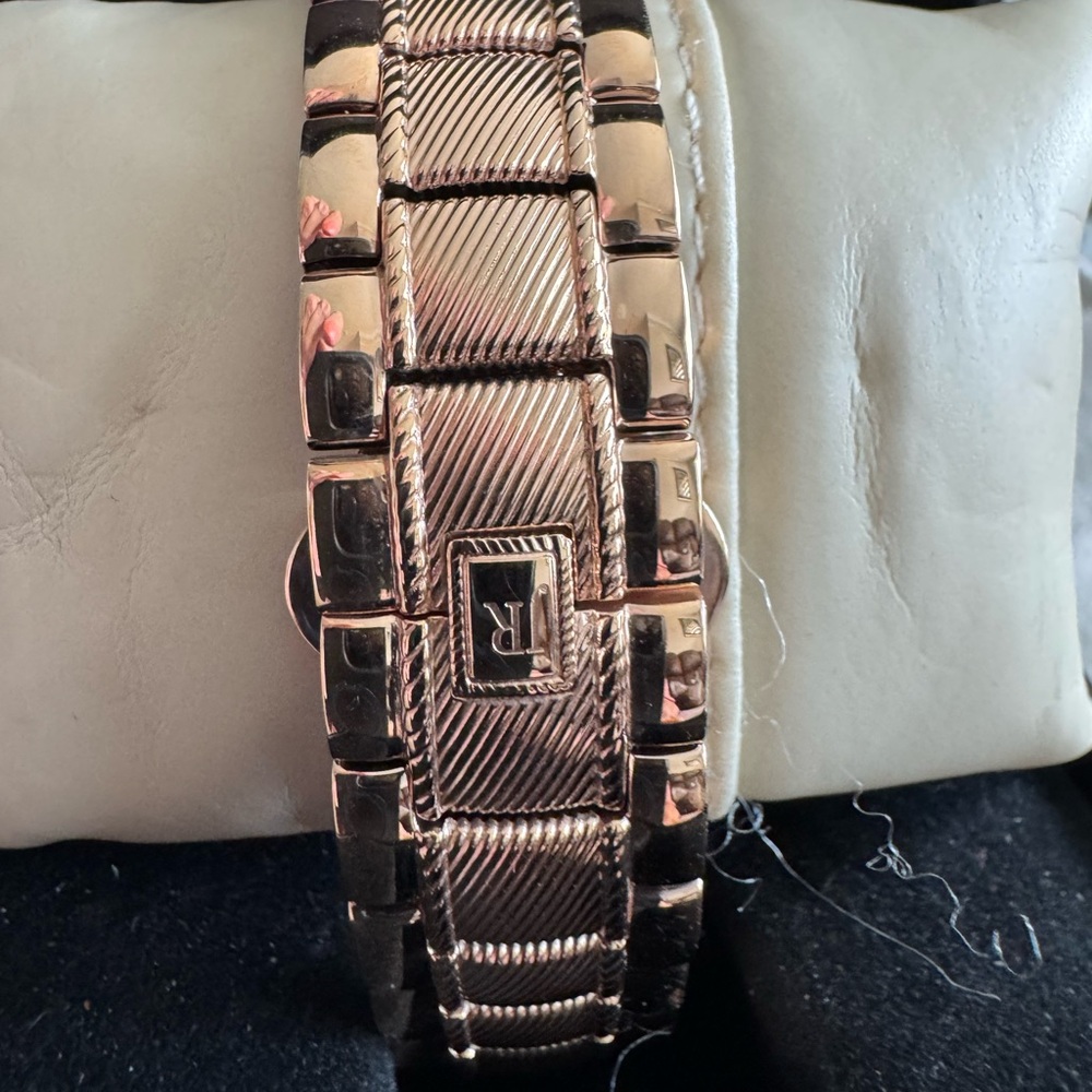 Judith Ripka Rose Gold and White Chronograph Watch - Picture 3 of 5